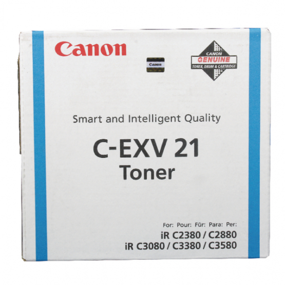 Canon C-EXV 21 Cyan Toner Cartridge (0453B002) 